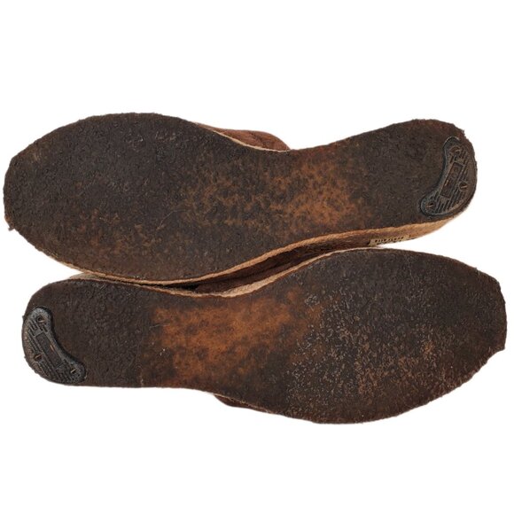 UGG Palma Espadrille 1655 Chestnut Suede Wedge Mule Clogs Women's Size US 8 - Picture 9 of 9